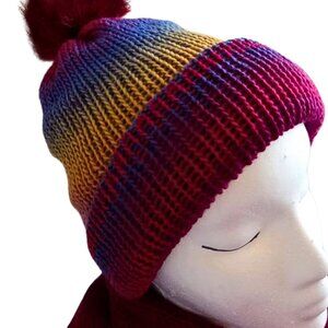 Handmade Wool Knit Beanies for Men and Women